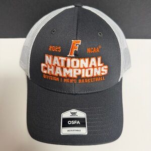 NWT Florida Gator 2025 National Championship Basketball Ball Cap NCAA Licensed
